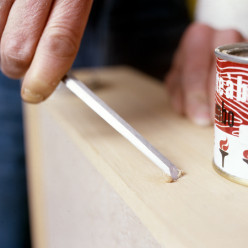 Reboucher avec de la pâte a bois Reboucher avec de la pâte a bois